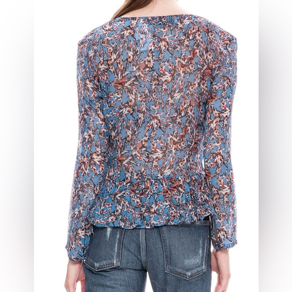 NWOT IRO GOSH LACE UP FRONT BLOUSE - Picture 2 of 9